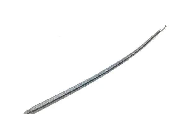 Front door glass trim molding