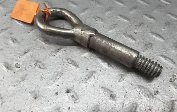 Towing hook eye