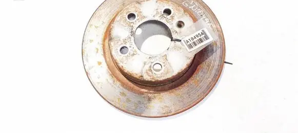 Opel Zafira B Rear brake disc neventiliuojamas
