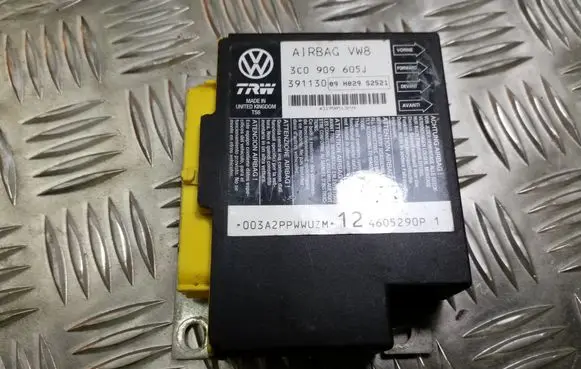 Volkswagen PASSAT B6 Airbag control unit/module 3C0909605J