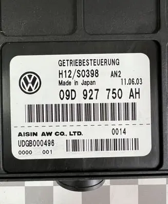 Volkswagen Touareg I Gearbox control unit/module 09D927750AH