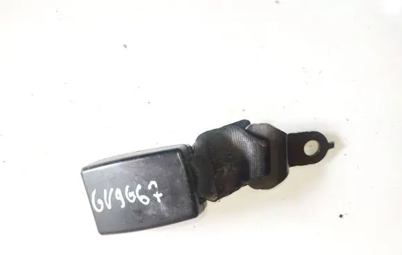 Middle seatbelt buckle (rear)