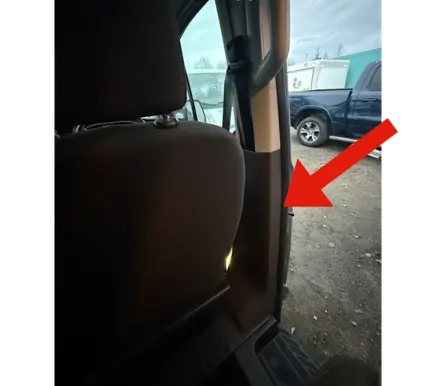 Ford Transit Custom (B) pillar trim (top) JK21V243W06B