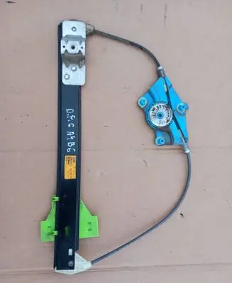 Sliding door window regulator with motor