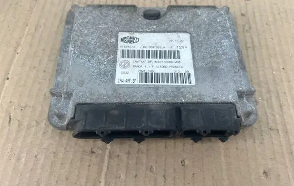 Fiat Panda II Engine control unit/module 51834074 0097663A 7DWEL39BJ