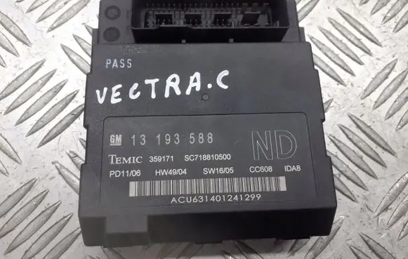 Opel Vectra C Voice control module 13193588