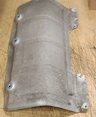 BMW 3 F30 F35 F31 Heat shield in engine bay 51487241777 7241777