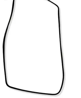 Volkswagen Transporter - Caravelle T4 Rear door rubber seal (on body) 