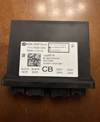 Chevrolet Corvette C7 Keyless (KESSY) go control unit/module 5DK00970301 13599218