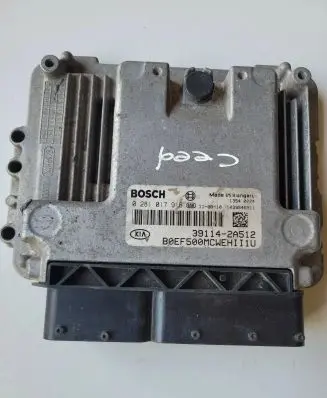 KIA Ceed Engine control unit/module 391142A512 1039S46911 0281017916