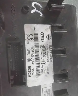 Audi A6 S6 C6 4F Comfort/convenience module 4F0907279 4F0910279 F005V00384