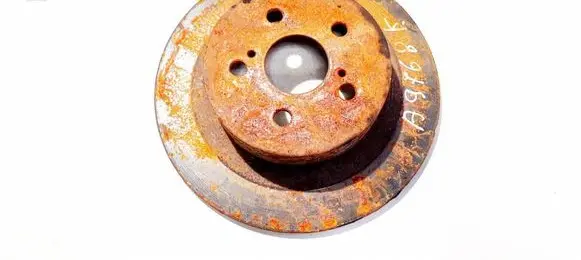 Toyota Avensis T220 Rear brake disc neventiliuojamas