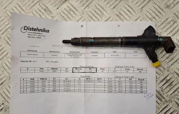 Toyota Verso Fuel injector 236700R081 2367029135 236700R080