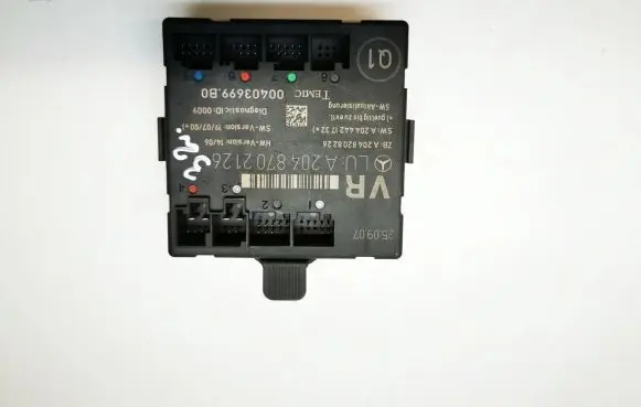 Mercedes-Benz C W204 Door control unit/module A2048702126