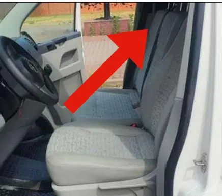 Volkswagen Transporter - Caravelle T5 (B) pillar trim (top) 7H0867244