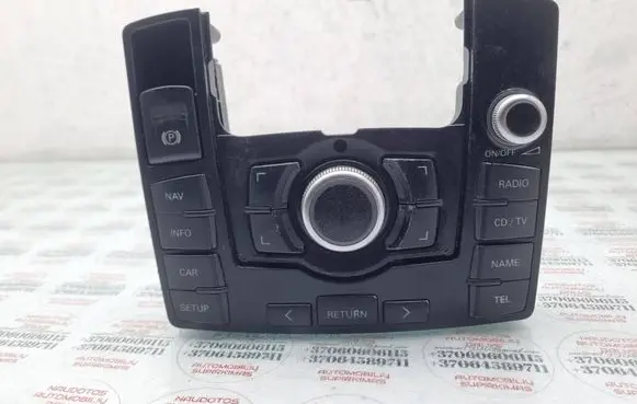 Audi A6 S6 C6 4F Head unit multimedia control 4F1919611F 4F0910609E