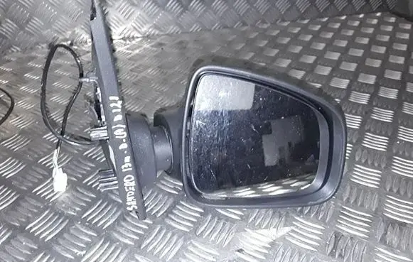 Renault Sandero I Front door electric wing mirror E190212007