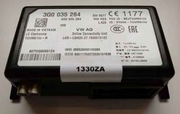 Volkswagen Tiguan Engine control unit/module ECU 3Q0035284 HWH23