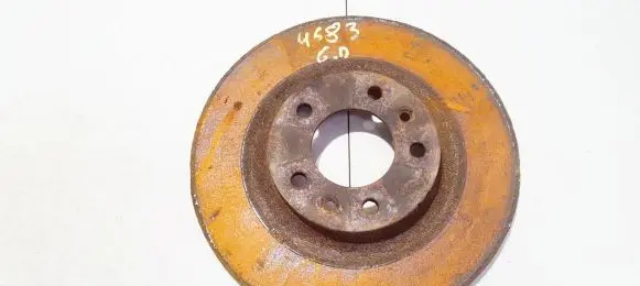 Peugeot 407 Rear brake disc neventiliuojamas