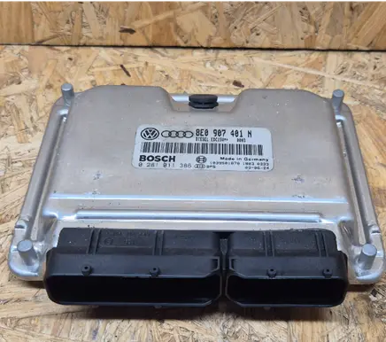 Audi A4 S4 B6 8E 8H Engine control unit/module 8E0907401N 0281011386