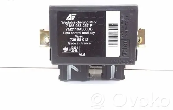 Ford Galaxy Immobilizer control unit/module 7M5953257F YM2119A366BB