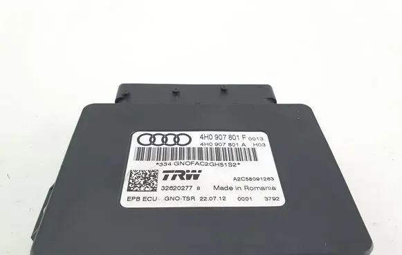 Audi A6 S6 C7 4G Hand brake control module 4H0907801F 4H0907801A