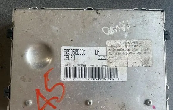 Opel Frontera B Engine control unit/module 8093506891 810689S700473455 8122022930