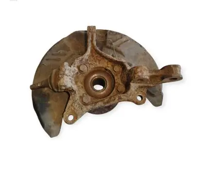 Front brake disc dust cover plate
