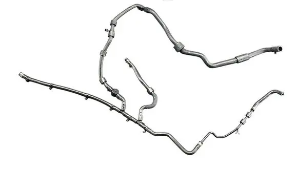 Volkswagen Touareg I Engine coolant pipe/hose 7H0121421 7L6122447M