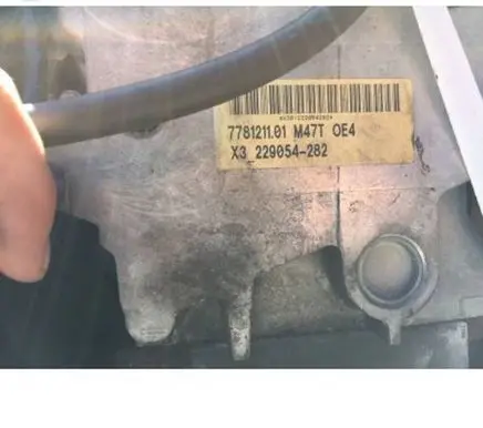 BMW 5 E60 E61 Engine swap M47T