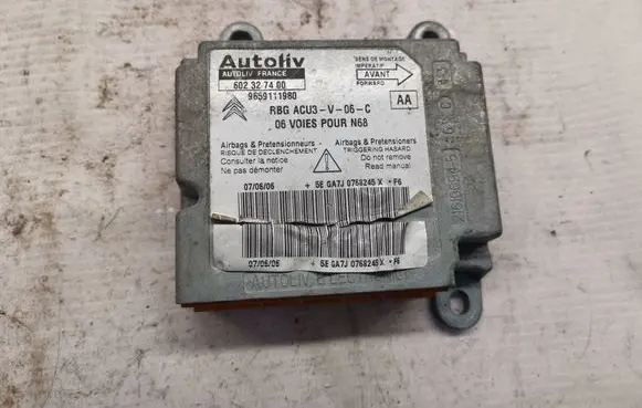 Citroen Xsara Picasso Airbag control unit/module 9659111980 602327400