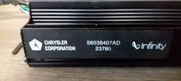 Jeep Grand Cherokee (WJ) Sound amplifier 56038407AD 23780