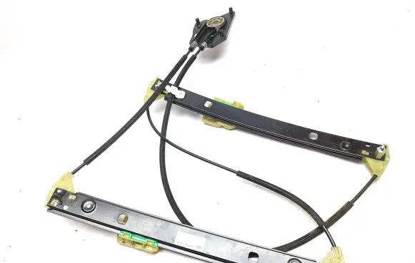 Front door window regulator with motor
