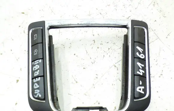 Skoda Superb B6 (3T) Gear shifter surround trim plastic 3T0863212B