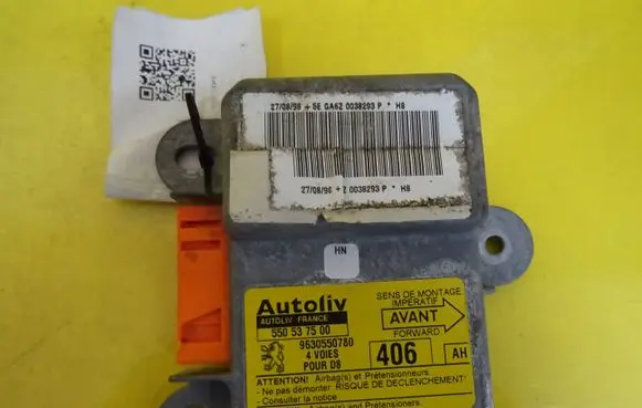 Peugeot 406 Airbag control unit/module 550537500 9630550780