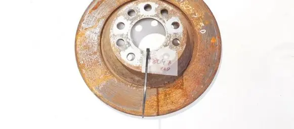 Audi A6 S6 C6 4F Rear brake disc neventiliuojamas