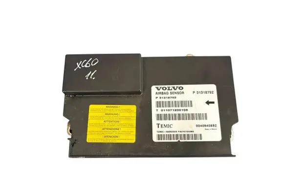 Volvo XC60 Airbag control unit/module 31318792 011071200108 00405408B2