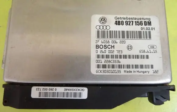 Audi A6 S6 C5 4B Gearbox control unit/module 4B0927156DM 0260002723
