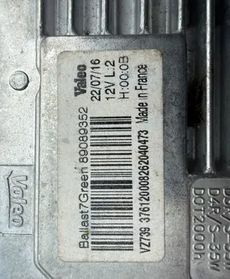 Volvo XC60 Xenon control unit/module 89089352 37612008262040473