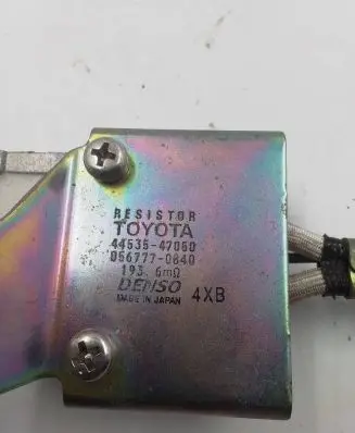 Toyota Prius (XW20) Heater blower motor/fan resistor 4453547050 0567770840