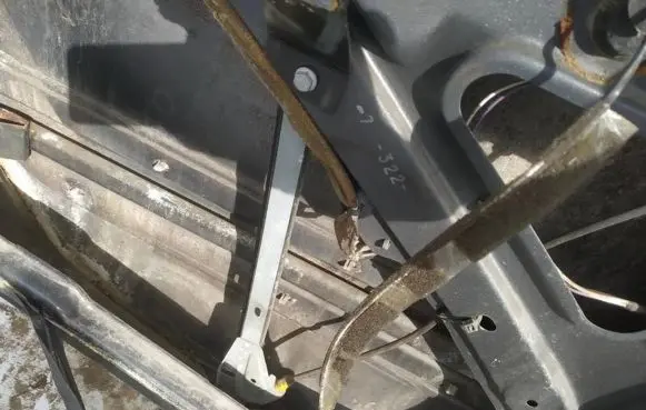 Renault Espace III Sliding door window regulator with motor