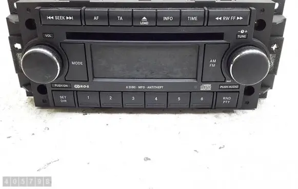 Jeep Grand Cherokee (WK) Radio/CD/DVD/GPS head unit p05064066ae