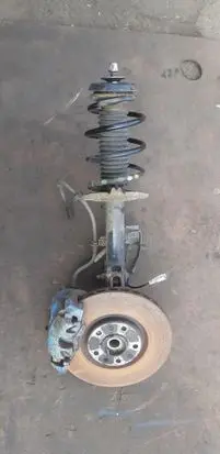 Peugeot RCZ Front shock absorber with coil spring 