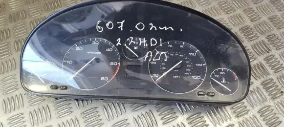 Peugeot 607 Speedometer (instrument cluster) 9629598880