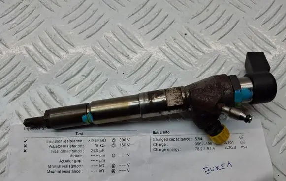 Nissan Juke I F15 Fuel injector H8201100113 1660000Q1W 166006212R