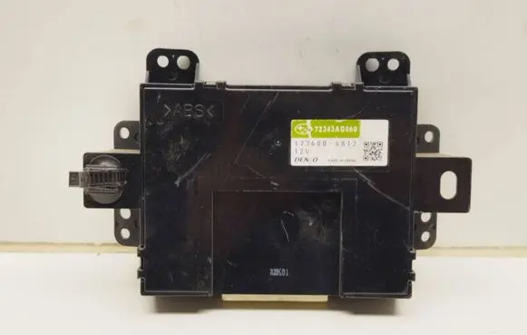 Subaru Outback Air conditioning/heating control unit 72343AG060 1776006812
