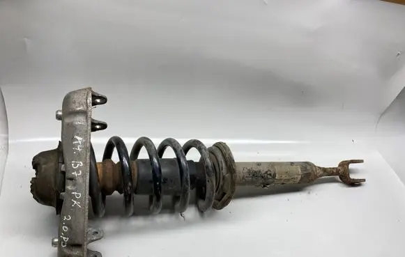 Front shock absorber with coil spring