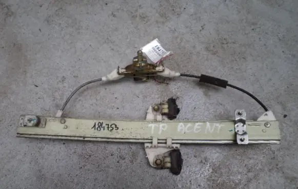 Hyundai Accent Rear door window regulator with motor