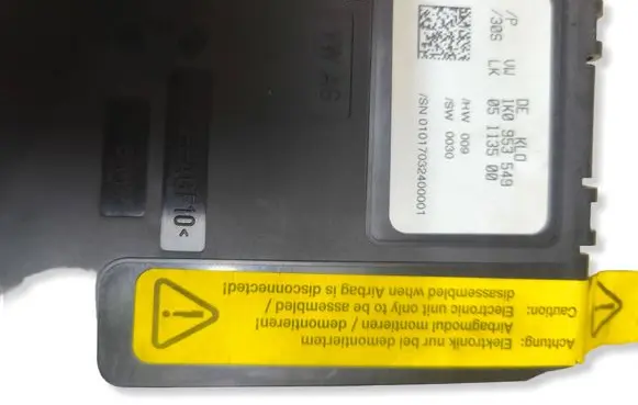 Audi A3 S3 8P Steering angle sensor 1K0953549 05113500 01017002400001