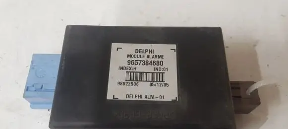 Peugeot 207 CC Alarm control unit/module 9657384680 98022906
